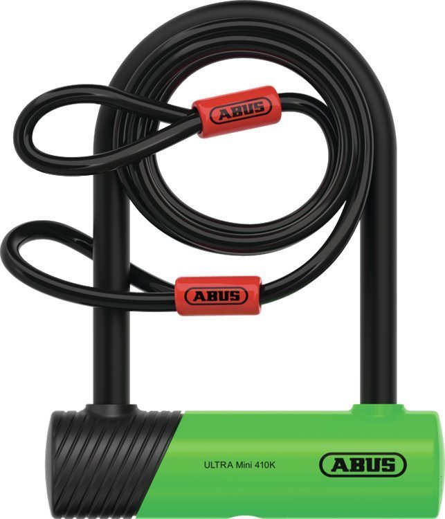 Abus Ultra Mini 410K/150HB140 Blocco a U incl. cavo Cobra e staffa SH - immagine 2