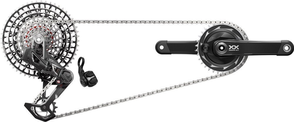 SRAM XX SL Eagle AXS Trasmissione DUB Powermeter a 12 velocità